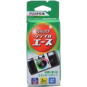 FUJIFILM レンズ付フイルム フジカラー 写ルンです シンプルエース 27枚撮り LF S-ACE-N FL 27SH 1