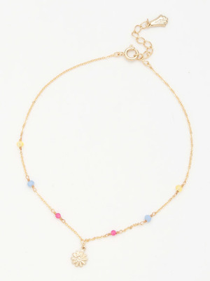 ポップフラワーチャームアンクレット