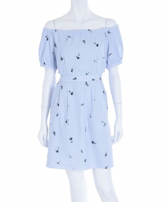 単色小花オフショルOP