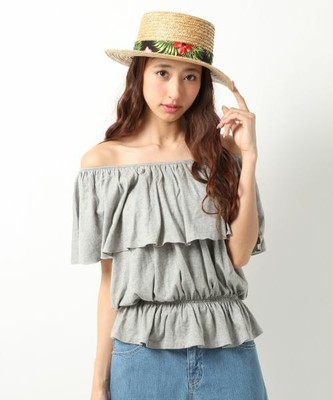 カットフリルオフショル　