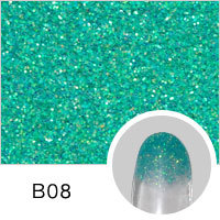 マカロン特製ラメ　オーロラ・ターゴイズブルー 