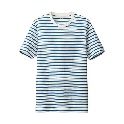 ＭＥＮ　スーピマコットンボーダーＴ（半袖）Ａ