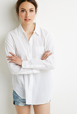 オーバーサイズコットンシャツ