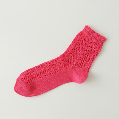 レース調メッシュソックス