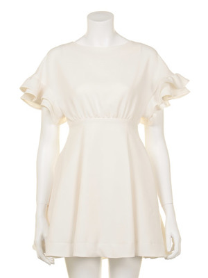 snidel　フリルフレアワンピース