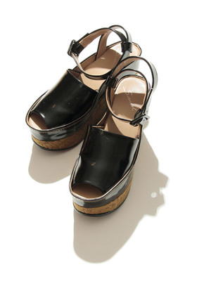 snidel ストラップウエッジサンダル