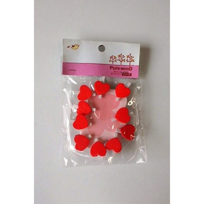 木製ピンチ（小）　ハート　10個入り