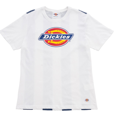 Dickies ロゴプリントバックストライプTシャツ