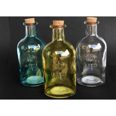 インテリアガラスボトル　クラウン