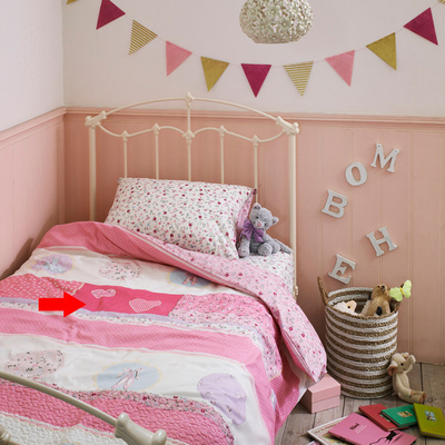 デュベカバー(掛布団カバー) バレエ(フローラルプリント) シングル