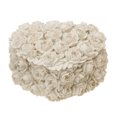 スカルプチャード ローズ トリンケットボックス