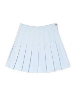 BUBBLES ペイルカラープリーツSK