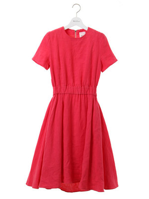 【Mila Owen】麻フレアワンピース