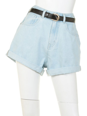 【ENVYM】151ベルト付ルーズDENIM SPT