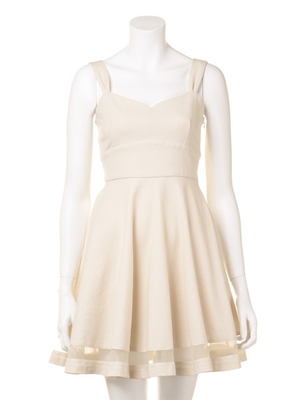 Lily Brown (リリーブラウン) カットソーキャミワンピース