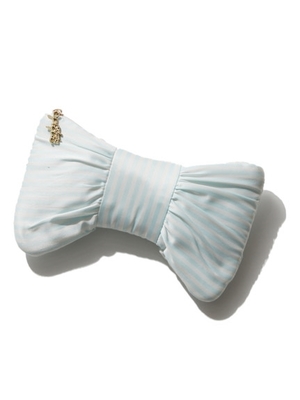 ストライプリボンポーチ