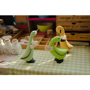 置物 置き物　かわいい 北欧 モダン 写真　撮影　道具　雑貨　飾り　木製　アヒル　3点セット 　カラフル　インテリア雑貨 ナチュラル雑貨　 おしゃれな置物