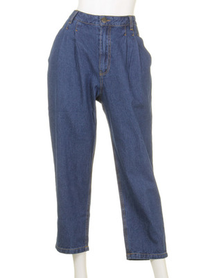 タックデニムパンツ