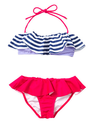 MILKFED.×Op RUFFLE BIKINI