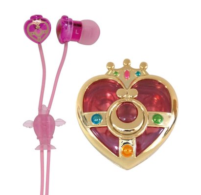 美少女戦士セーラームーン コンパクトケース入り イヤホン SLM-21A コズミックハートコンパクト