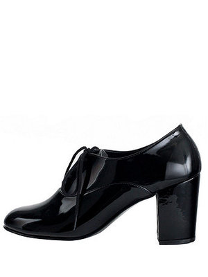ハイヒールボビーパテントレースアップシュー