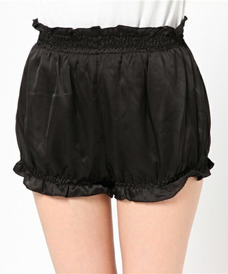 Satin short pants