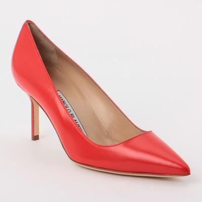 ポインテッドトゥーヒールパンプス