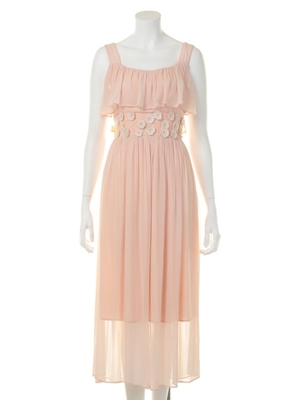 snidel (スナイデル) ビジュー付きマキシワンピース