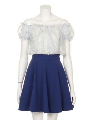 snidel (スナイデル) オフショルフレアーワンピース