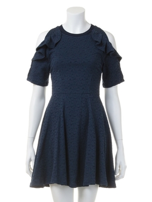 カットレース肩あきワンピース/snidel