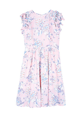 me couture あじさいショルダーリボンワンピース