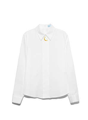 Topaz shirt ムーン刺繍シャツ