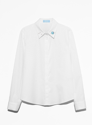 Opal shirt スペース刺繍シャツ