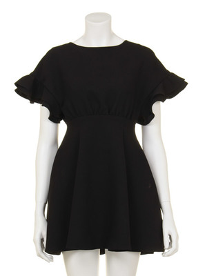 フリルフレアワンピース