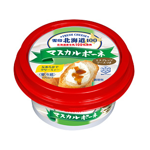 雪印北海道100 マスカルポーネ 100g＋ｿｰｽ14g