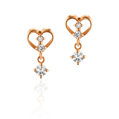 canal4℃ K10ピンクゴールド ピアス