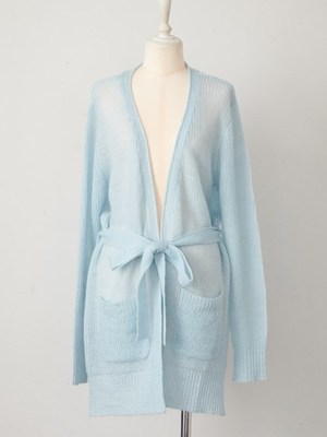 モヘヤニットローブ