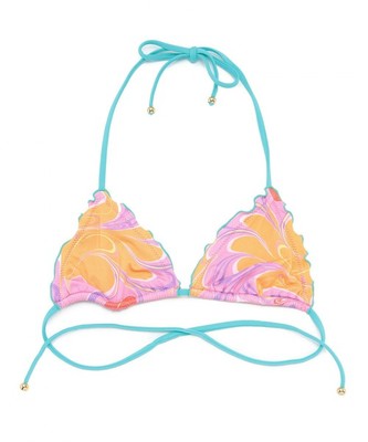 Lepidos マーブルラッフル トライアングルトップ