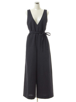 【DRWCYS】ストライプオールインワン