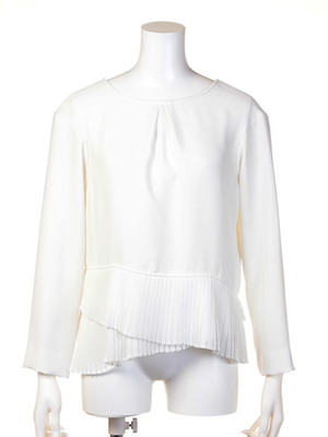 【31 Sons de mode】裾プリーツブラウス