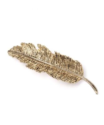 フェザーモチーフバレッタ