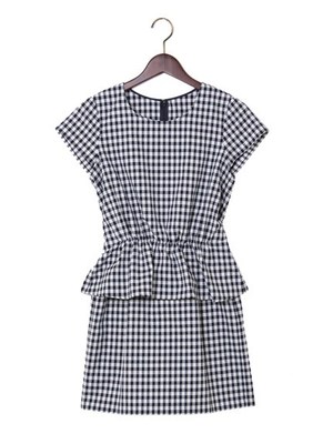 JOC C/R ストレッチ ギンガム セットアップ　/　ワンピース　/　2WAY
