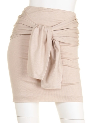 snidel (スナイデル)  腰巻きカットタイトスカート