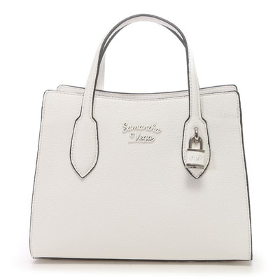 サマンサベガ パステルカラー同色ロゴトートバッグ 小