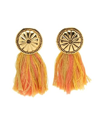 【Casual】フリンジモチーフピアス