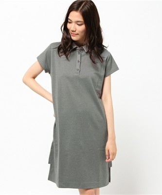 ポロシャツ半袖ワンピース