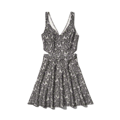 SAVANNAH CUTOUT SKATER DRESS