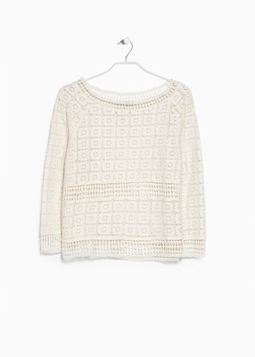 クロシェレースブラウス