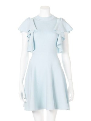 snidel (スナイデル)  フリル袖ニットワンピース