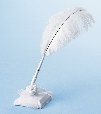 羽ペン&ペンスタンド